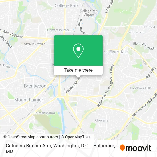 Getcoins Bitcoin Atm map
