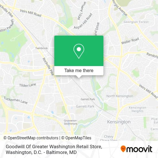 Goodwill Of Greater Washington Retail Store map