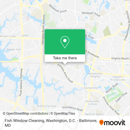 Fish Window Cleaning map