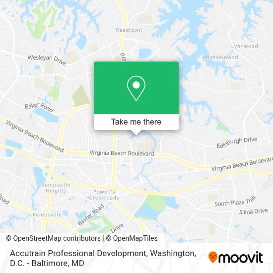 Accutrain Professional Development map