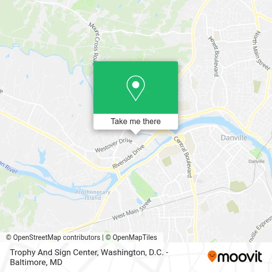 Trophy And Sign Center map