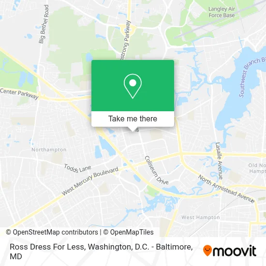 Ross Dress For Less map