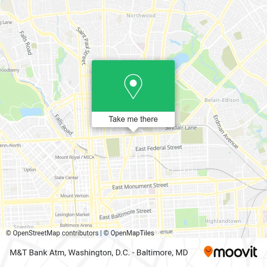 M&T Bank Atm map