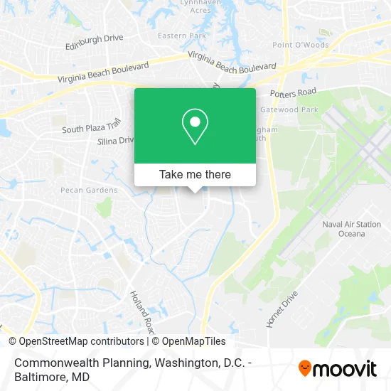 Commonwealth Planning map