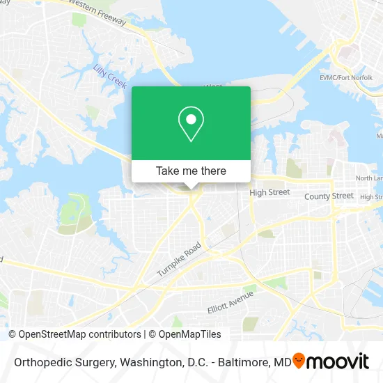 Orthopedic Surgery map