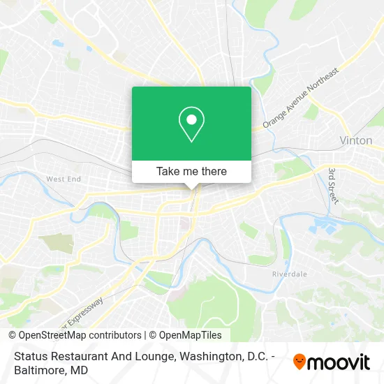 Status Restaurant And Lounge map