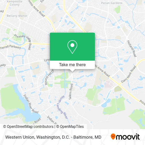 Western Union map