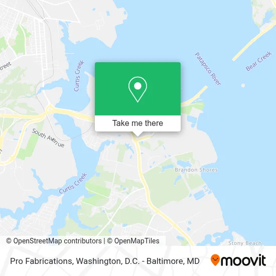 Pro Fabrications map