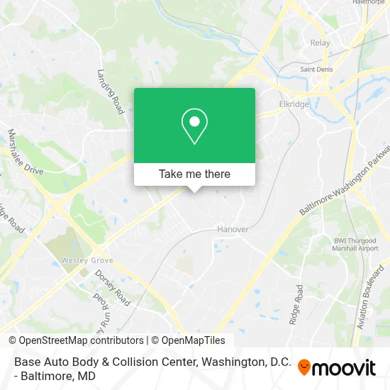Base Auto Body & Collision Center map