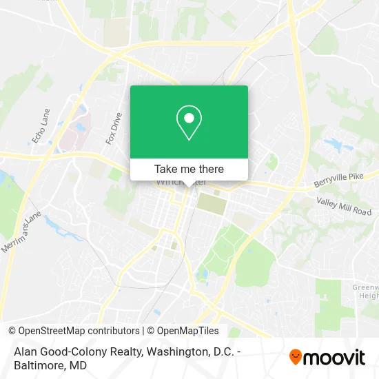 Alan Good-Colony Realty map
