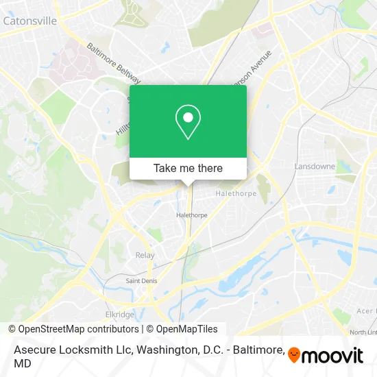Asecure Locksmith Llc map
