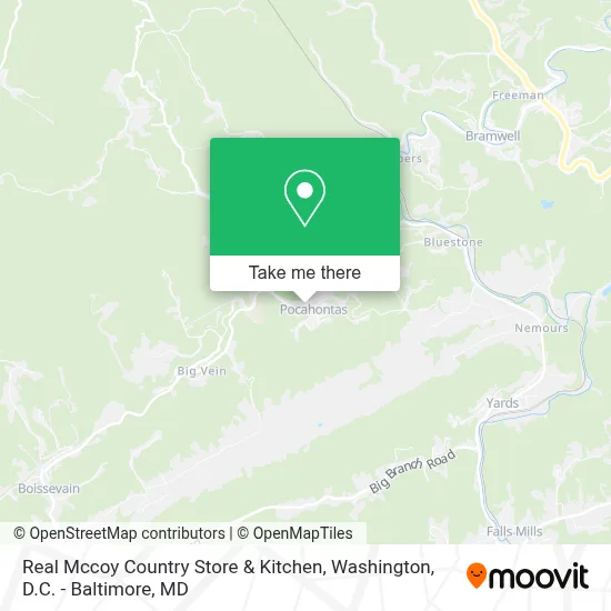 Real Mccoy Country Store & Kitchen map