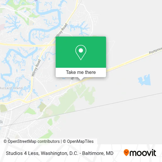 Studios 4 Less map