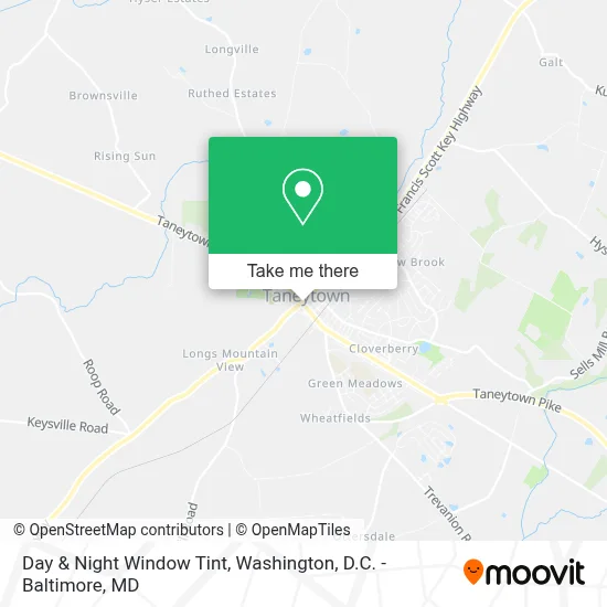 Day & Night Window Tint map