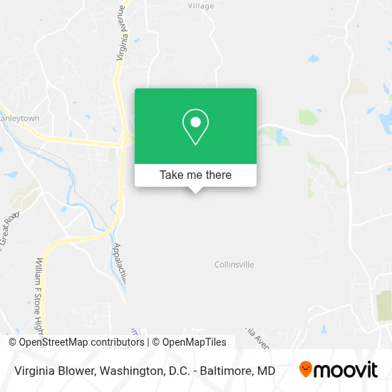 Virginia Blower map