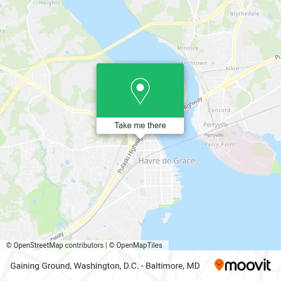 Gaining Ground map