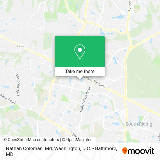 Nathan Coleman, Md map