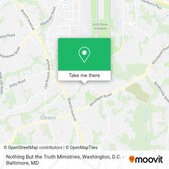 Nothing But the Truth Ministries map