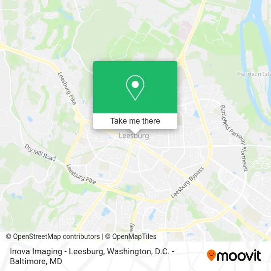 Inova Imaging - Leesburg map