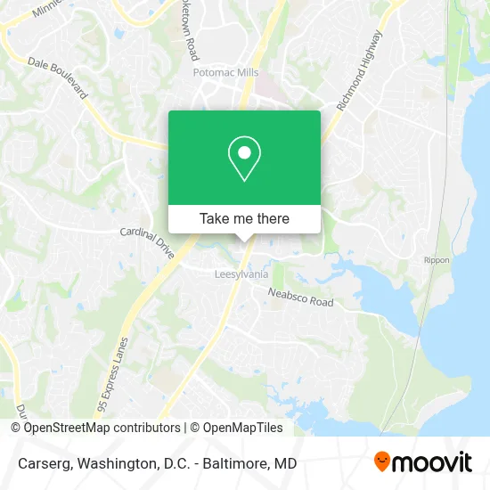 Carserg map