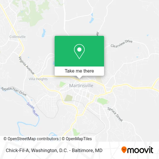Chick-Fil-A map