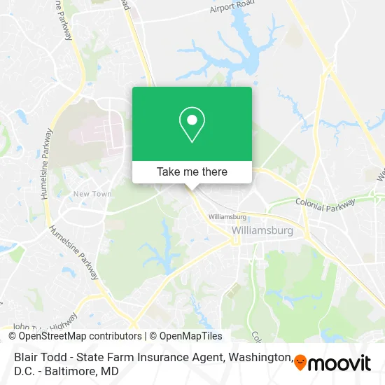 Blair Todd - State Farm Insurance Agent map