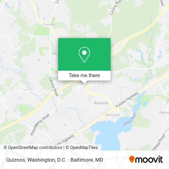 Quiznos map
