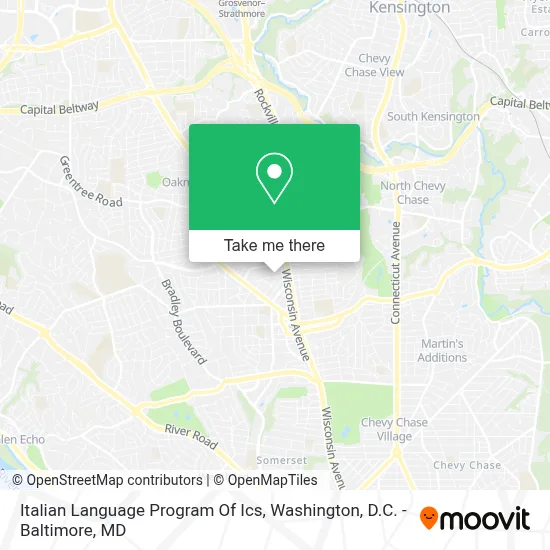 Italian Language Program Of Ics map