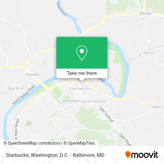 Starbucks map