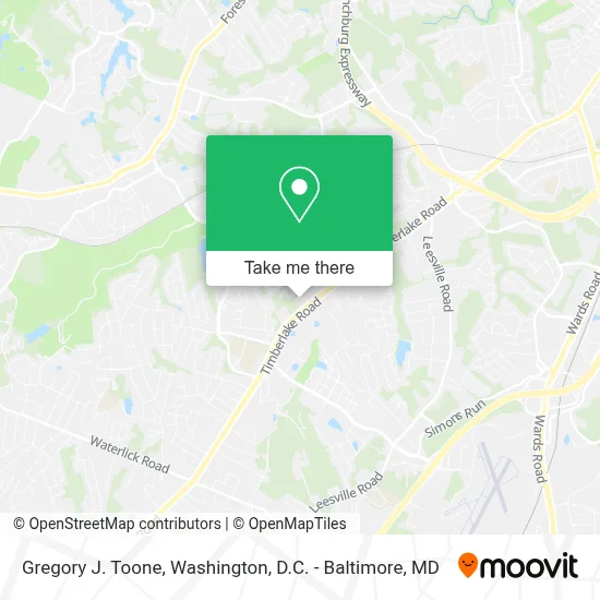 Gregory J. Toone map