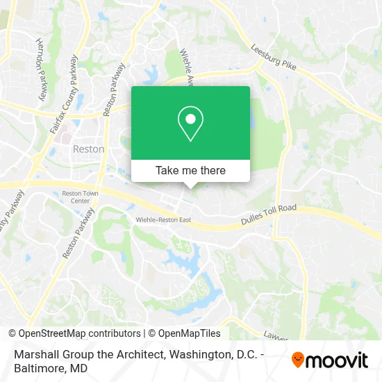 Marshall Group the Architect map