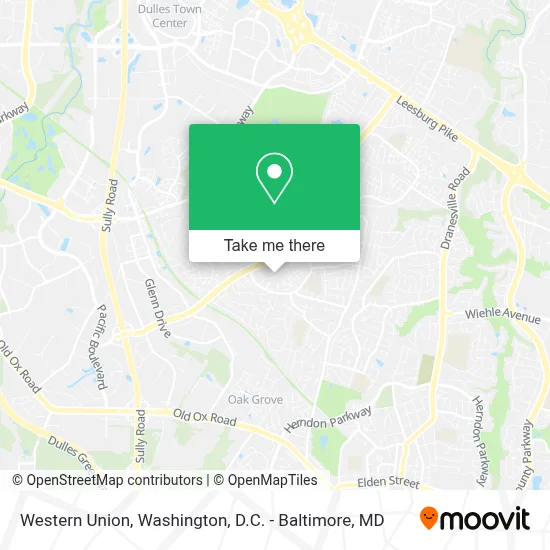 Western Union map