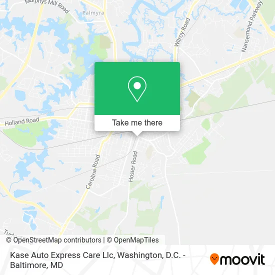 Kase Auto Express Care Llc map