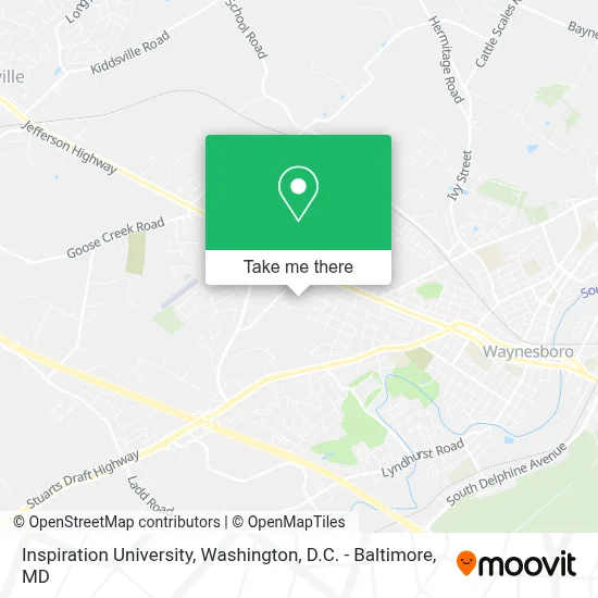 Inspiration University map