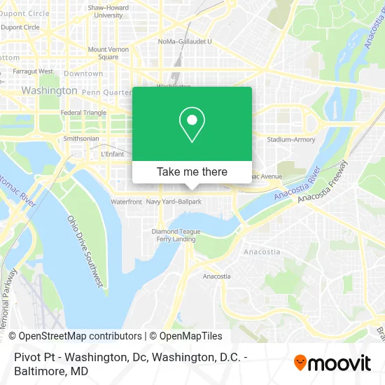 Pivot Pt - Washington, Dc map