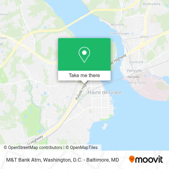 M&T Bank Atm map