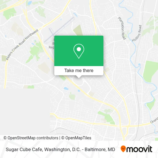 Sugar Cube Cafe map
