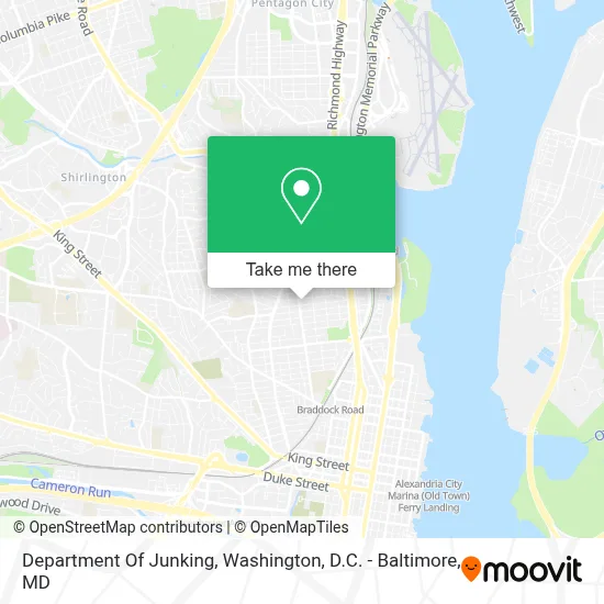 Department Of Junking map
