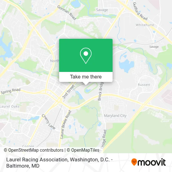 Laurel Racing Association map
