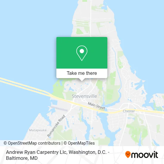 Andrew Ryan Carpentry Llc map