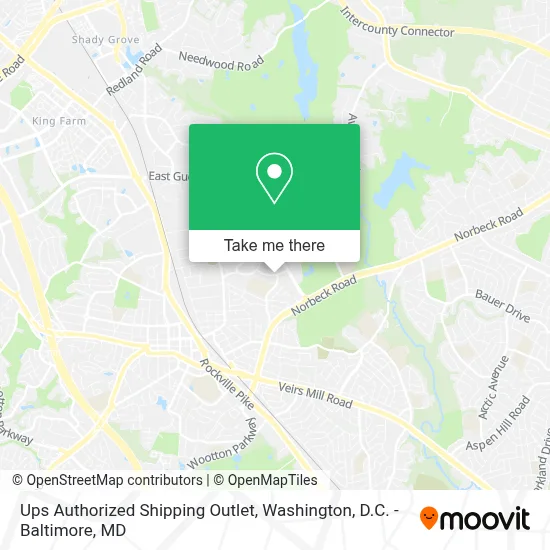 Ups Authorized Shipping Outlet map