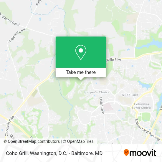 Coho Grill map