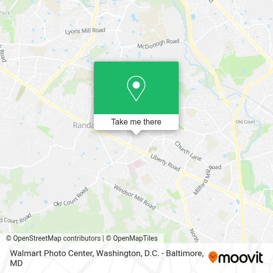 Walmart Photo Center map