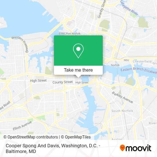 Cooper Spong And Davis map
