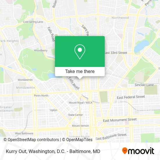 Kurry Out map
