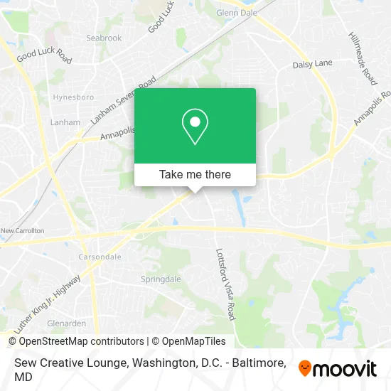 Sew Creative Lounge map