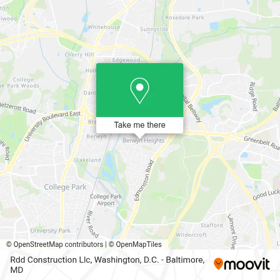 Rdd Construction Llc map