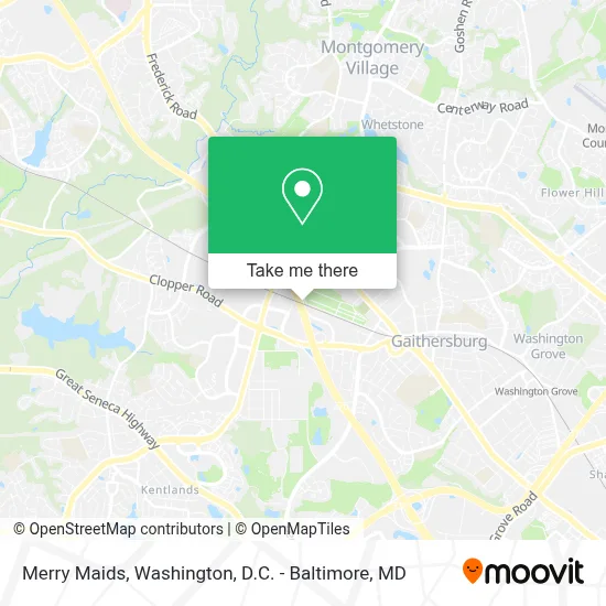 Merry Maids map