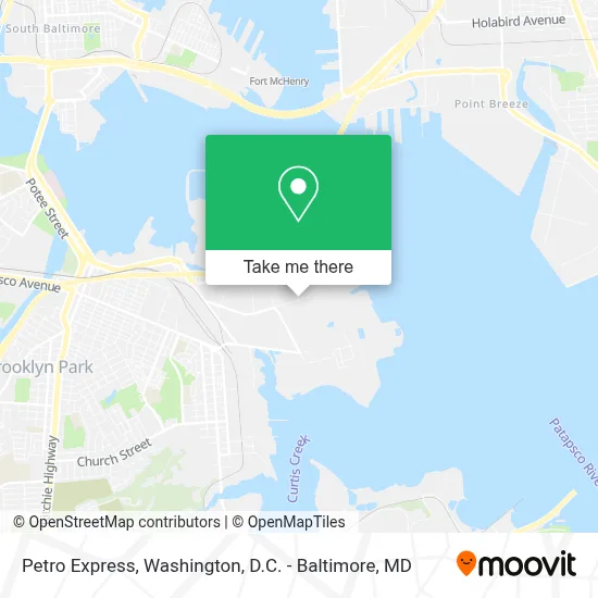 Petro Express map