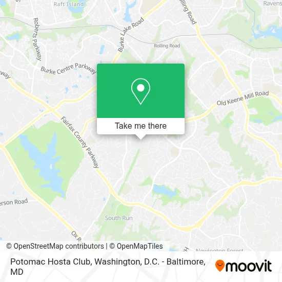 Potomac Hosta Club map